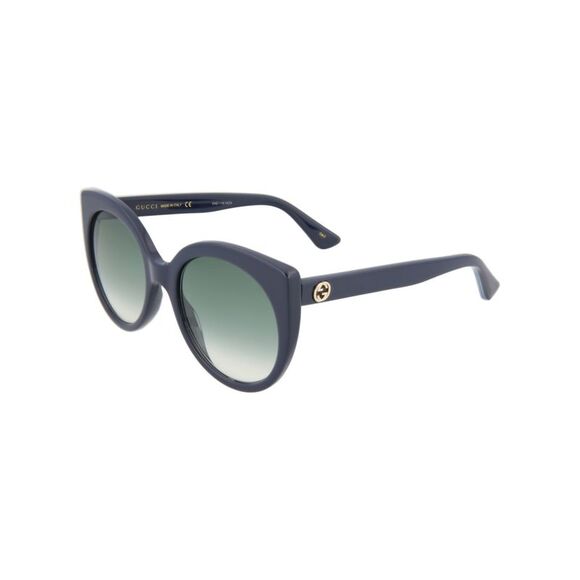 Gucci Cat Eye-Frame Acetate Sunglasses Blue Womens - Picture 2 of 5